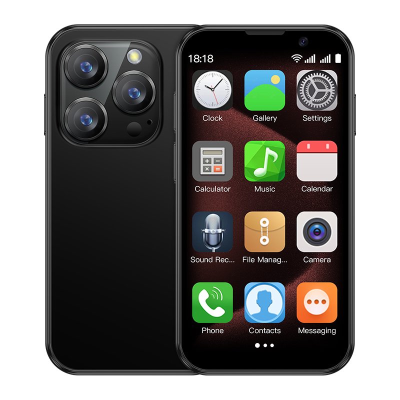 Mini Phone XS18Pro 3.0 Inch HD Quad Core Super Small 3G Mobile Mini Smartphone Student Pocket Cellphone